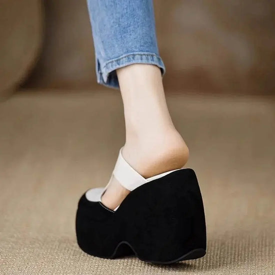 High Thick Luxury Women Sandals - IVORYNN