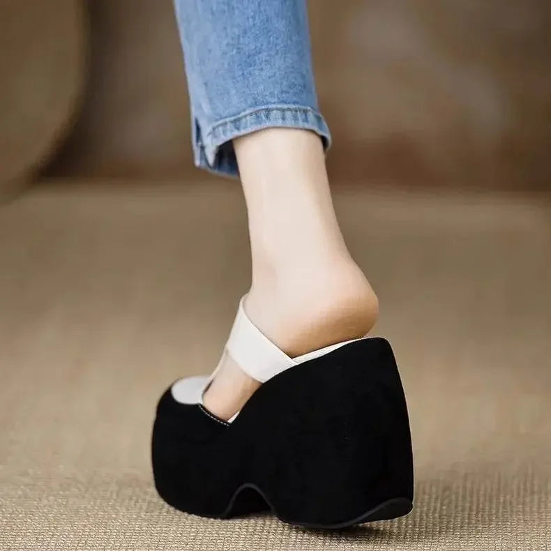 High Thick Luxury Women Sandals - IVORYNN