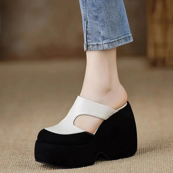 High Thick Luxury Women Sandals - IVORYNN