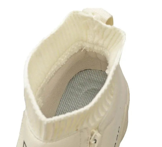 High-Top Casual Leather Waterproof Boot - IVORYNN