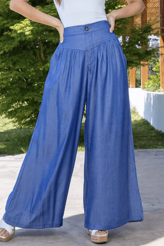 High Waist Autumn Long Wide Leg Loose Jeans - IVORYNN