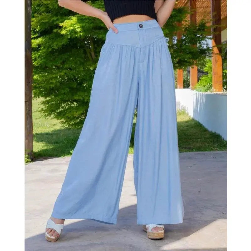 High Waist Autumn Long Wide Leg Loose Jeans - IVORYNN