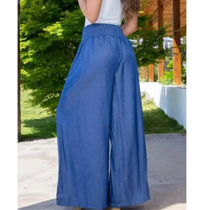 High Waist Autumn Long Wide Leg Loose Jeans - IVORYNN