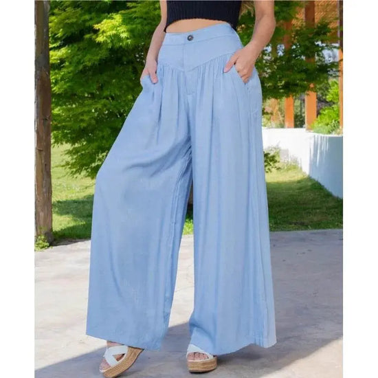 High Waist Autumn Long Wide Leg Loose Jeans - IVORYNN