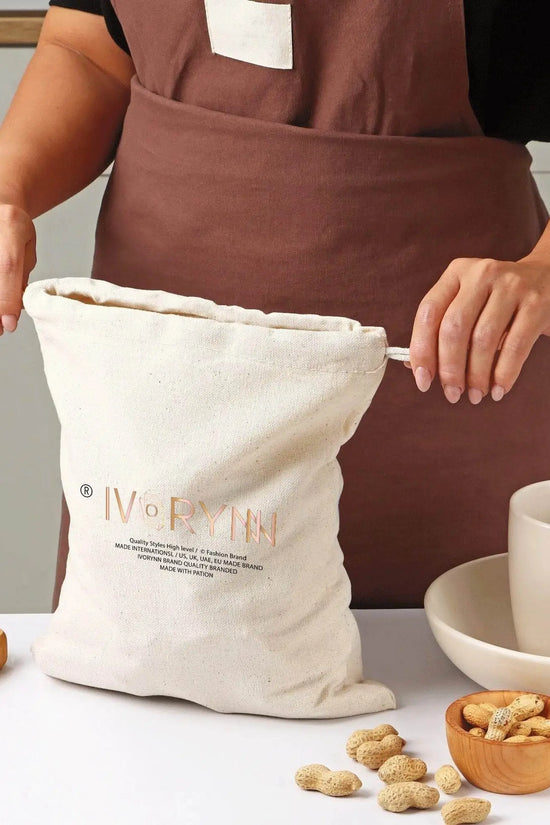 I Love You Dogs Reusable Jute Burlap Tote Bags - IVORYNN