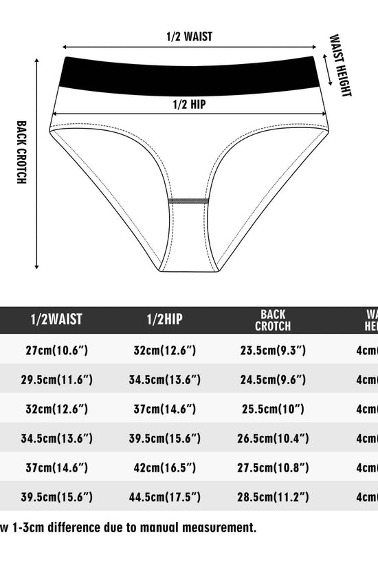 I Love you To The Moon Womens Mid Waisted Briefs - IVORYNN