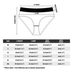 I Love you To The Moon Womens Mid Waisted Briefs - IVORYNN