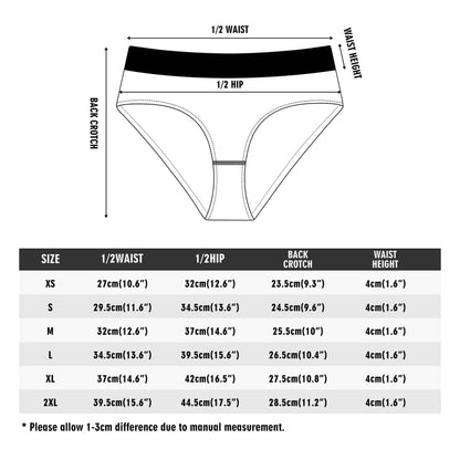 I Love you To The Moon Womens Mid Waisted Briefs - IVORYNN