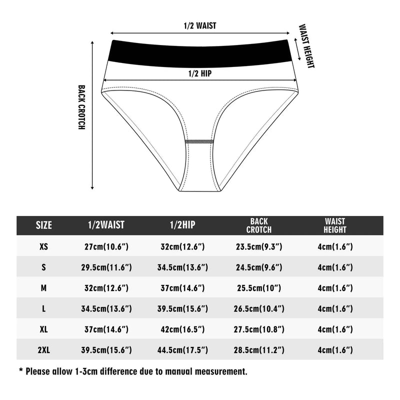 I Love you To The Moon Womens Mid Waisted Briefs - IVORYNN