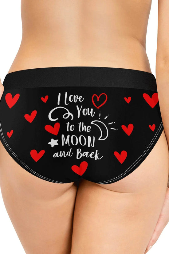 I Love you Womens Mid Waisted Briefs - IVORYNN