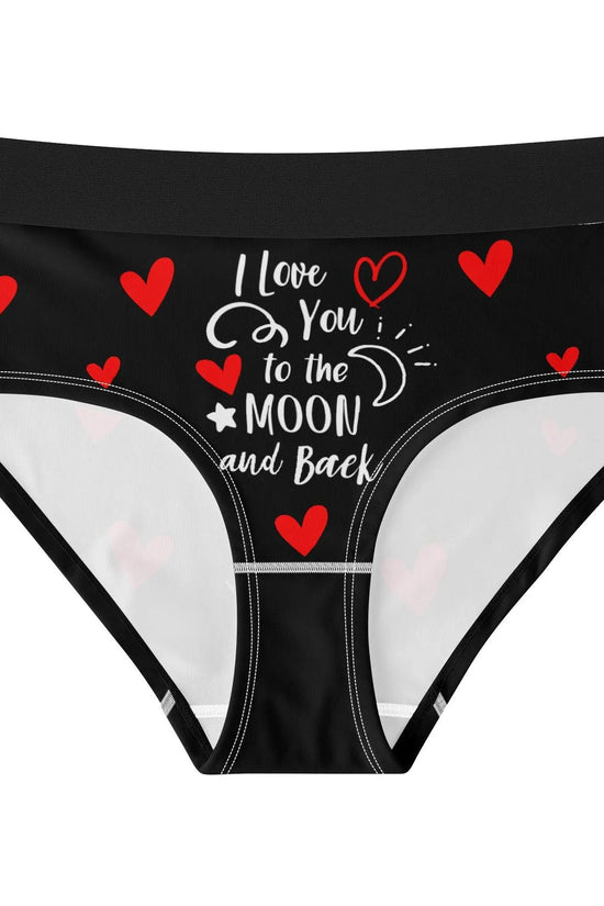I Love you Womens Mid Waisted Briefs - IVORYNN