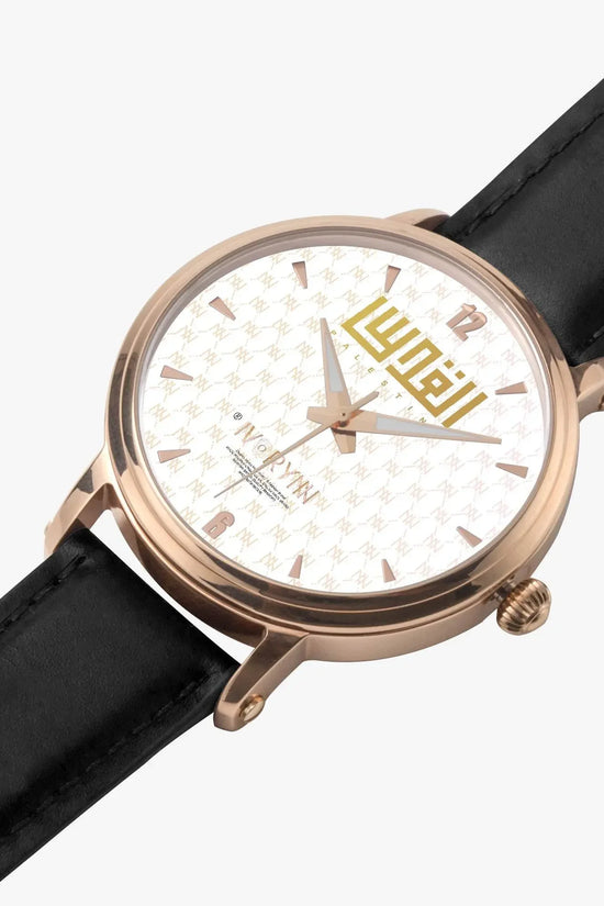 IVORYNN Automatic Watch (Rose Gold) Black Leather - IVORYNN