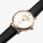 IVORYNN Automatic Watch (Rose Gold) Black Leather - IVORYNN