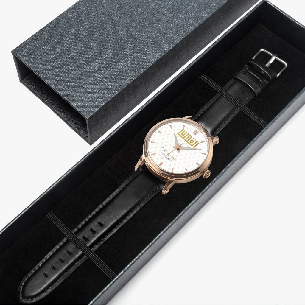 IVORYNN Automatic Watch (Rose Gold) Black Leather - IVORYNN
