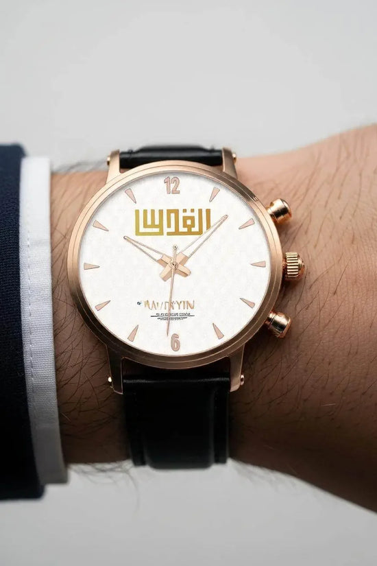 IVORYNN Automatic Watch (Rose Gold) Black Leather - IVORYNN