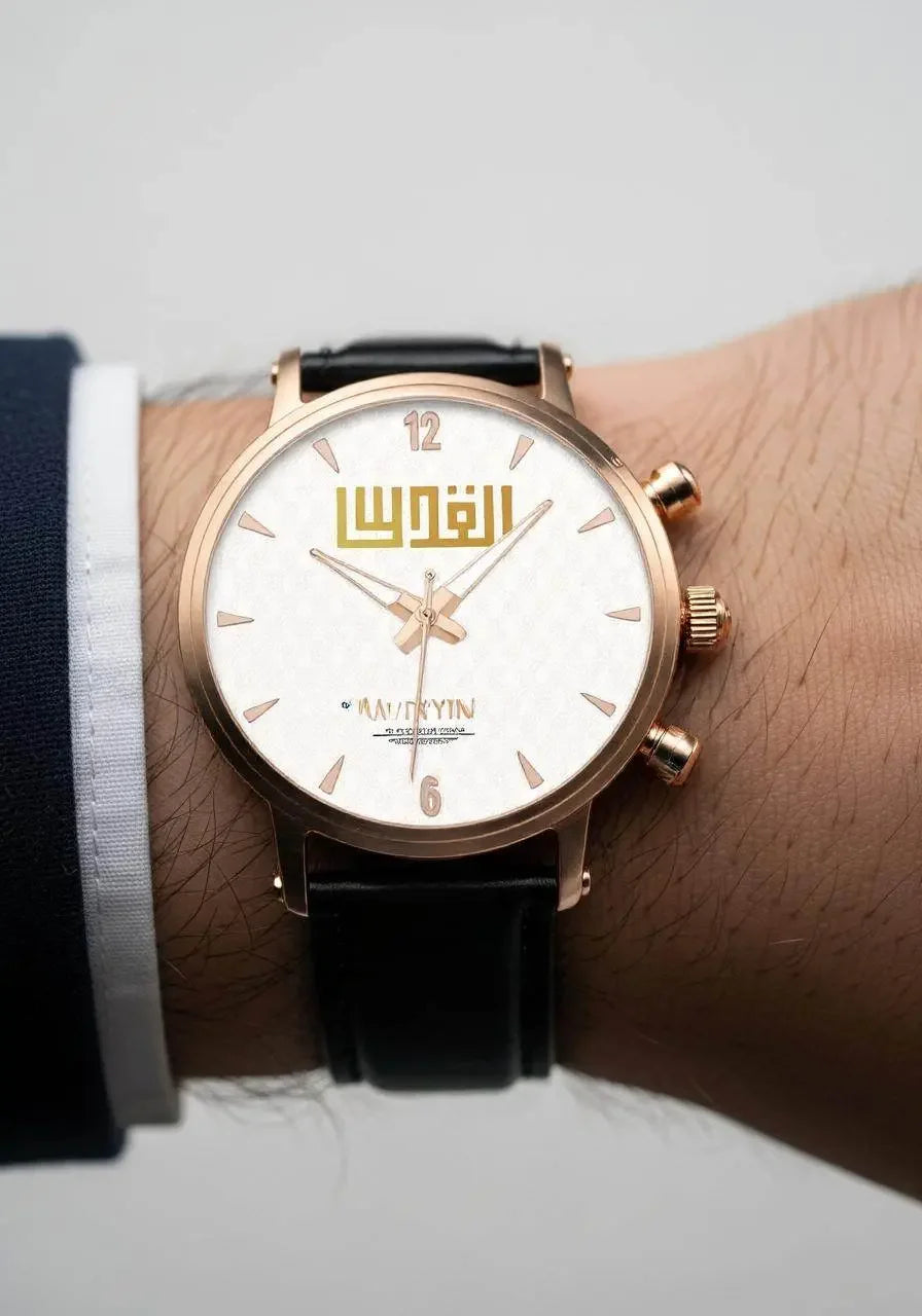 IVORYNN Automatic Watch (Rose Gold) Black Leather - IVORYNN