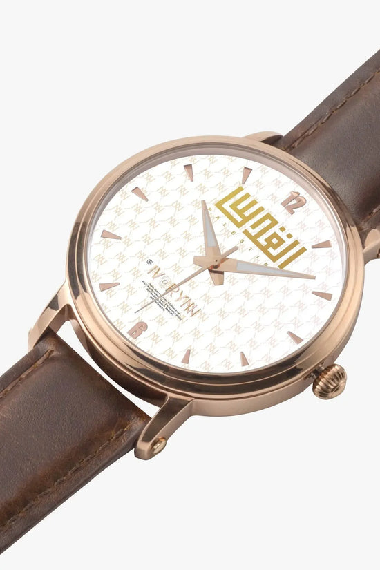 IVORYNN Automatic Watch (Rose Gold) Brown Leather - IVORYNN