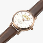 IVORYNN Automatic Watch (Rose Gold) Brown Leather - IVORYNN