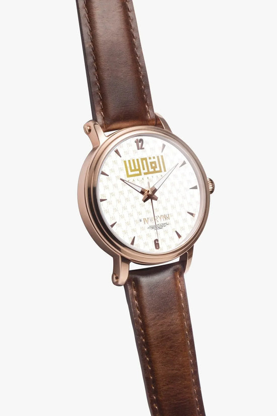 IVORYNN Automatic Watch (Rose Gold) Brown Leather - IVORYNN