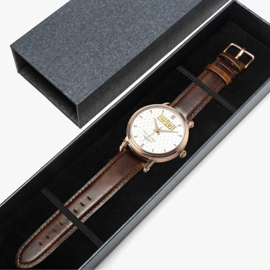 IVORYNN Automatic Watch (Rose Gold) Brown Leather - IVORYNN