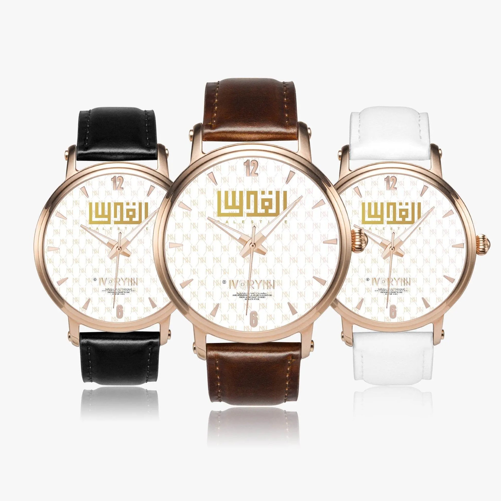 IVORYNN Automatic Watch (Rose Gold) Brown Leather - IVORYNN