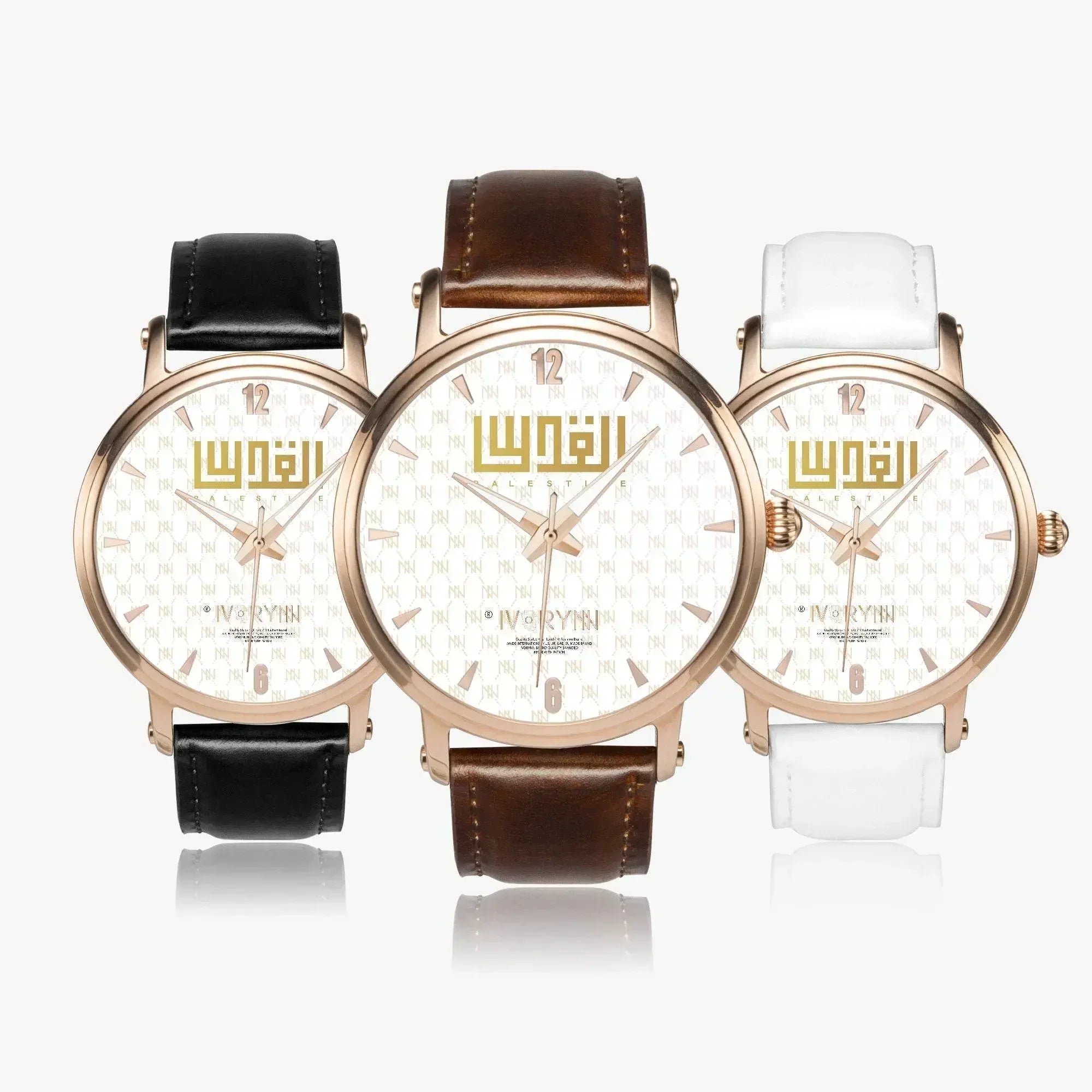 IVORYNN Automatic Watch (Rose Gold) Brown Leather - IVORYNN