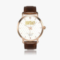 IVORYNN Automatic Watch (Rose Gold) Brown Leather - IVORYNN