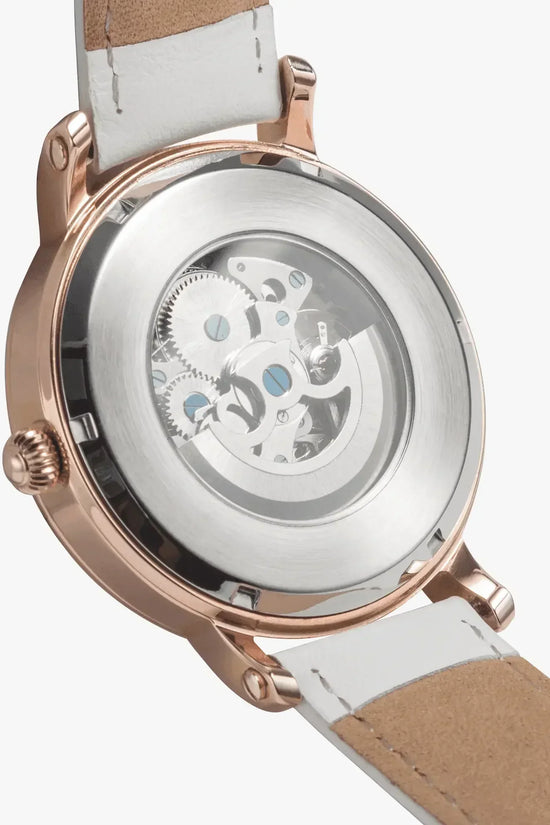 IVORYNN Automatic Watch (Rose Gold) Brown Leather - IVORYNN