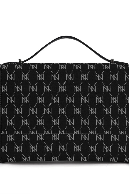 IVORYNN Golden PU Leather Satchel Bag - IVORYNN