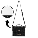 IVORYNN Golden PU Leather Satchel Bag - IVORYNN