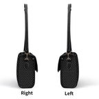 IVORYNN Golden PU Leather Satchel Bag - IVORYNN