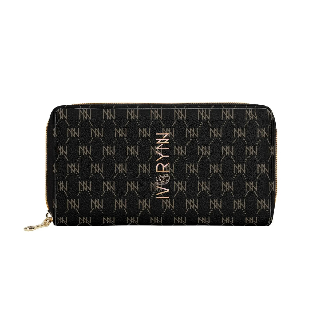 IVORYNN Golden PU Leather Satchel Bag - IVORYNN