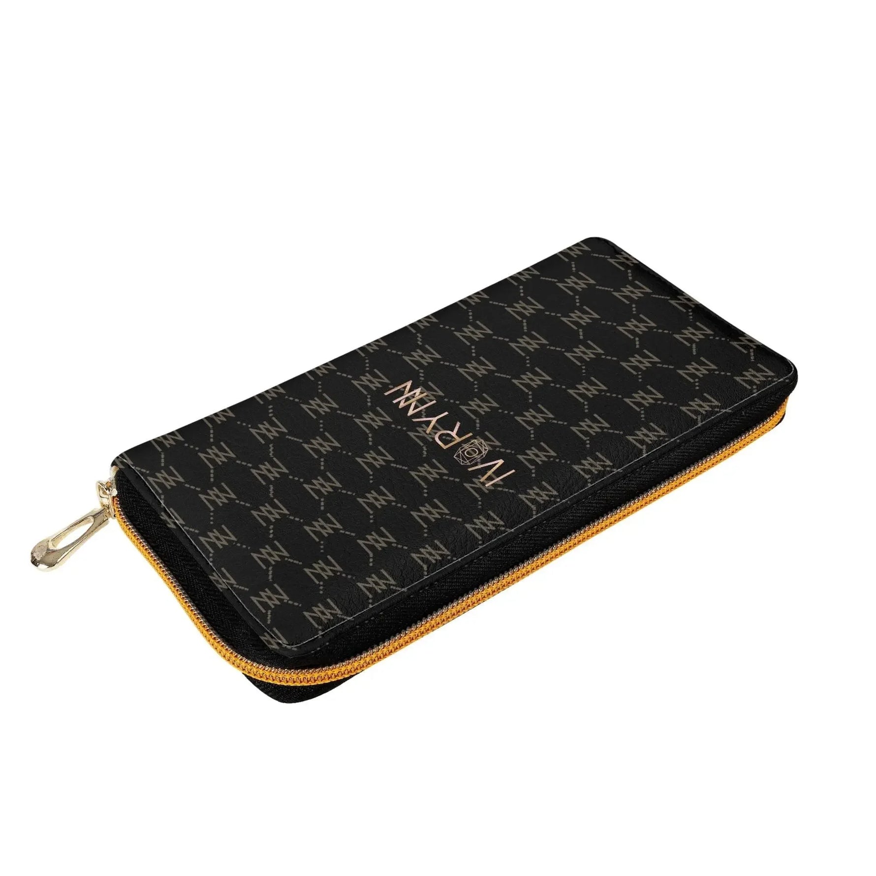 IVORYNN Golden PU Leather Satchel Bag - IVORYNN
