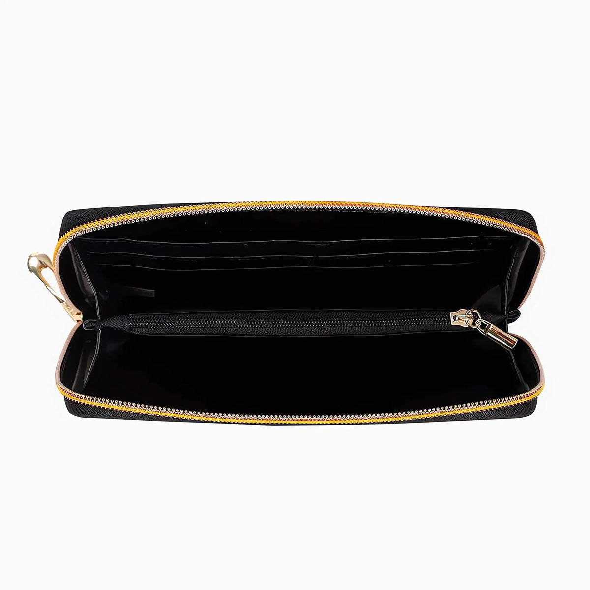 IVORYNN Golden PU Leather Satchel Bag - IVORYNN