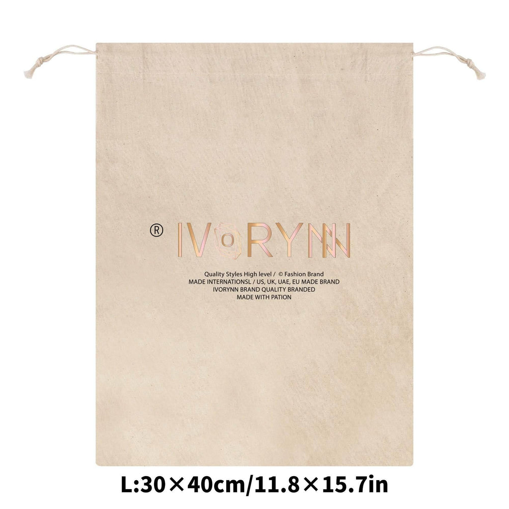 IVORYNN Golden PU Leather Satchel Bag - IVORYNN