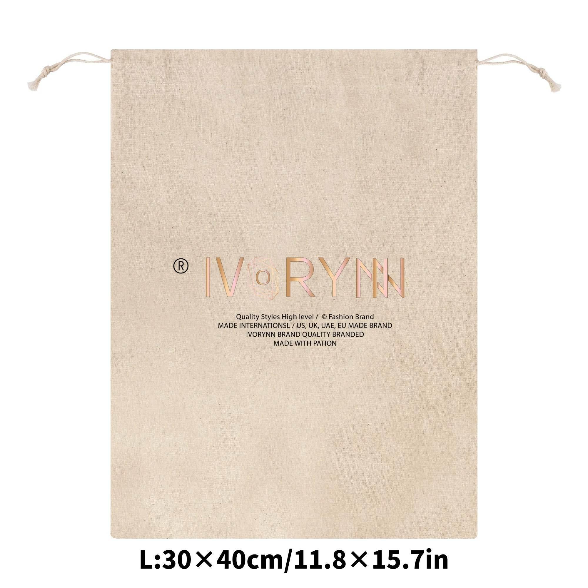 IVORYNN Golden PU Leather Satchel Bag - IVORYNN