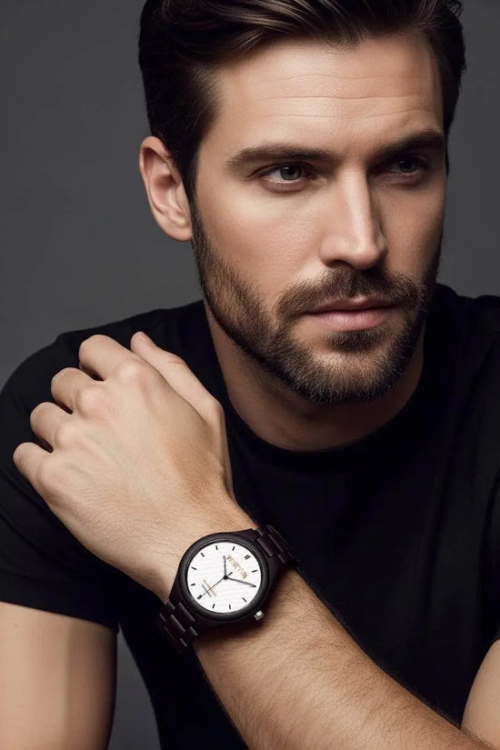 IVORYNN Italian Olive Lumber Quartz Watch - IVORYNN