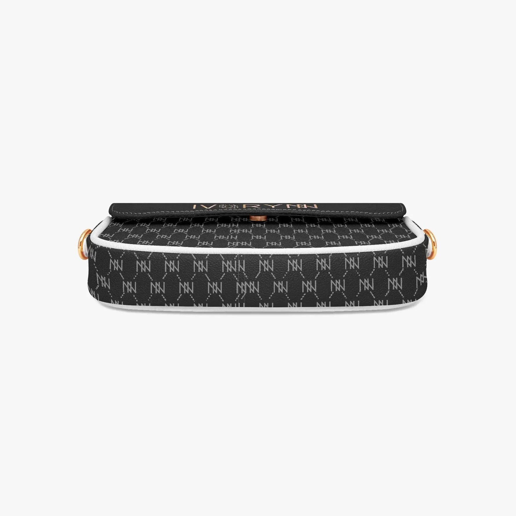 IVORYNN Leather Underarm Black Bag - IVORYNN