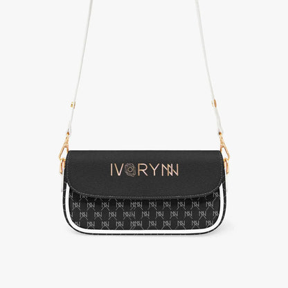 IVORYNN Leather Underarm Black Bag - IVORYNN