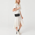 IVORYNN Leather Underarm Black Bag - IVORYNN