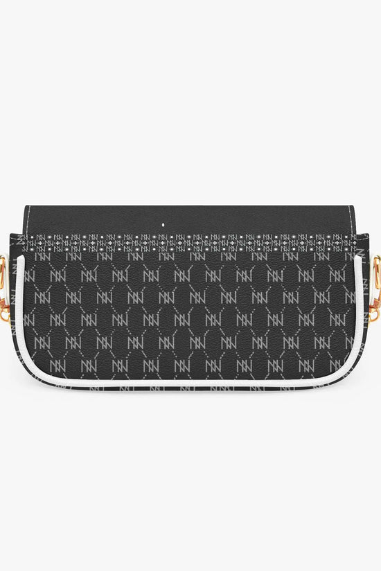 IVORYNN Leather Underarm Black Bag - IVORYNN