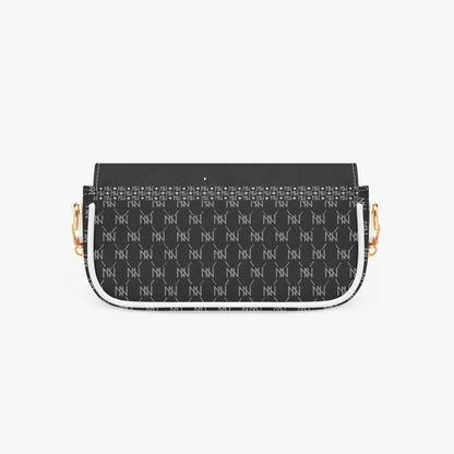 IVORYNN Leather Underarm Black Bag - IVORYNN