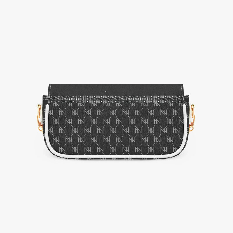 IVORYNN Leather Underarm Black Bag - IVORYNN