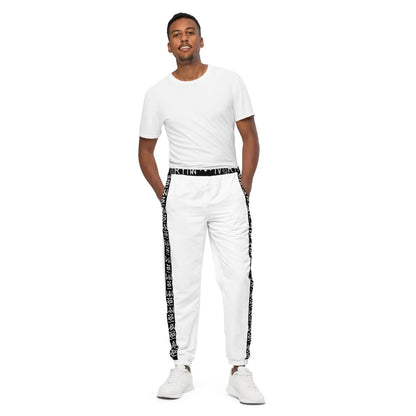 IVORYNN Men Comfortable Luxuy Whie Track Pants - IVORYNN