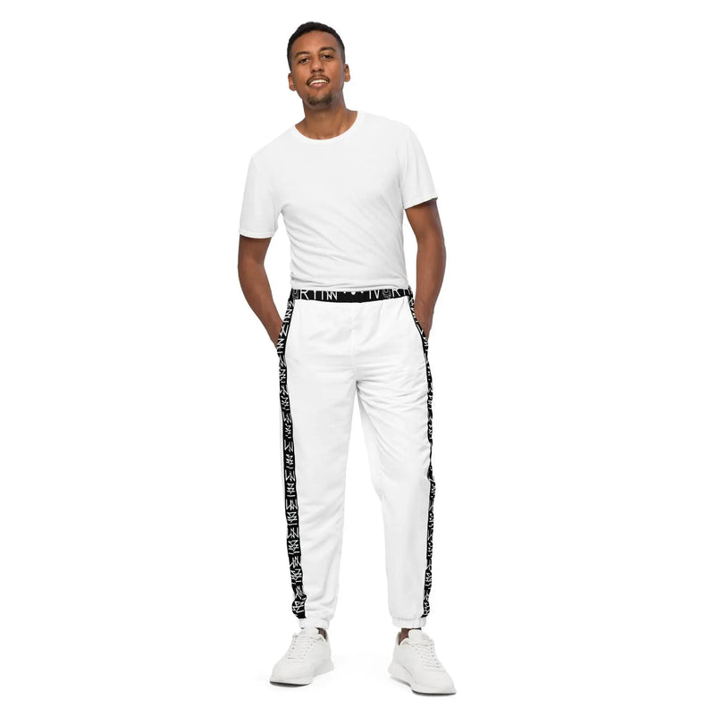 IVORYNN Men Comfortable Luxuy Whie Track Pants - IVORYNN