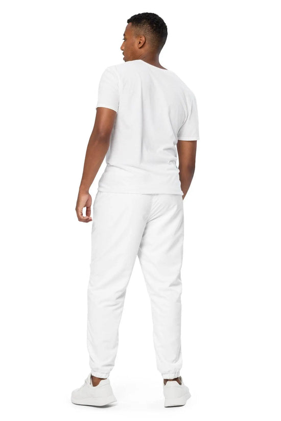 IVORYNN Men Comfortable Luxuy Whie Track Pants - IVORYNN