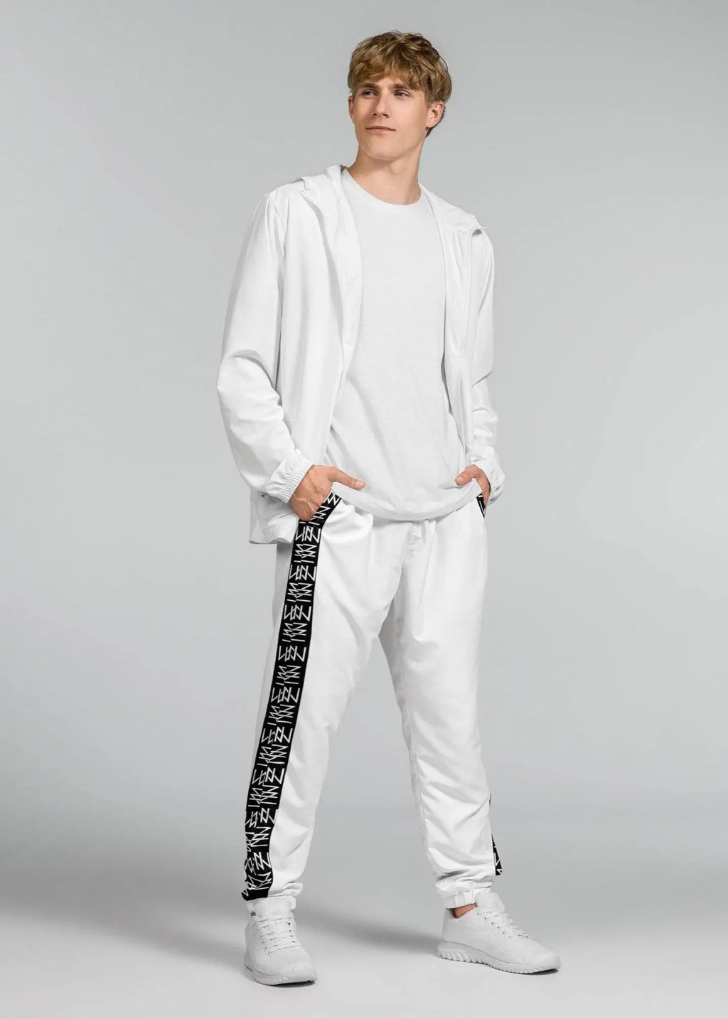 IVORYNN Men Comfortable Luxuy Whie Track Pants - IVORYNN