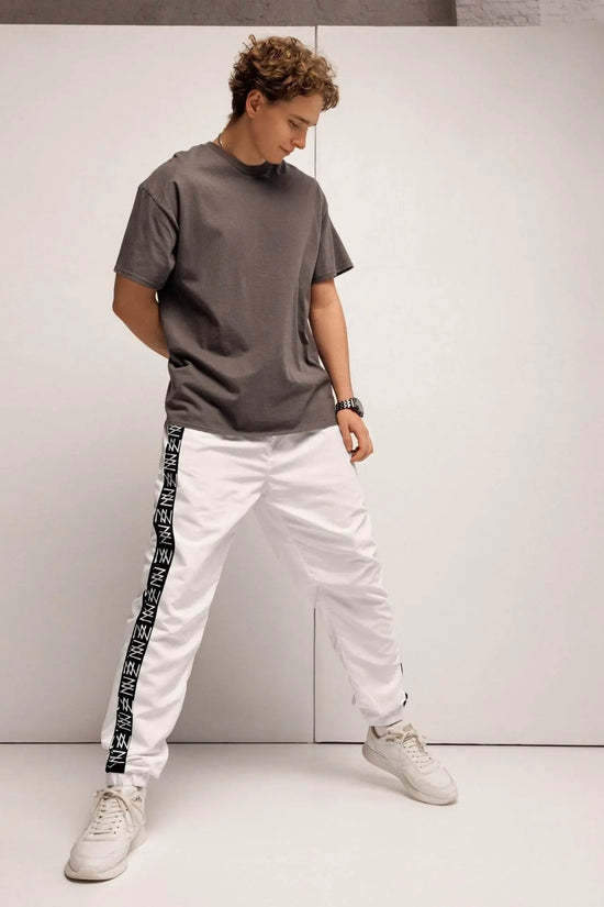 IVORYNN Men Comfortable Luxuy Whie Track Pants - IVORYNN