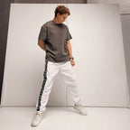IVORYNN Men Comfortable Luxuy Whie Track Pants - IVORYNN
