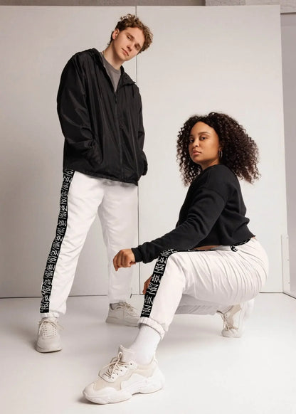 IVORYNN Men Comfortable Luxuy Whie Track Pants - IVORYNN